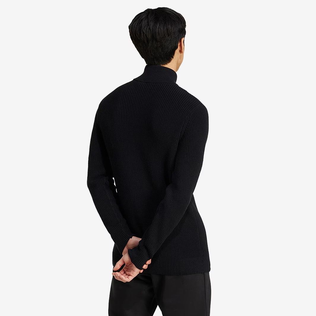 adidas Originals ドイツ代表 125周年記念 ドリル トップ 1 2ジップ 黒 スリムフィット