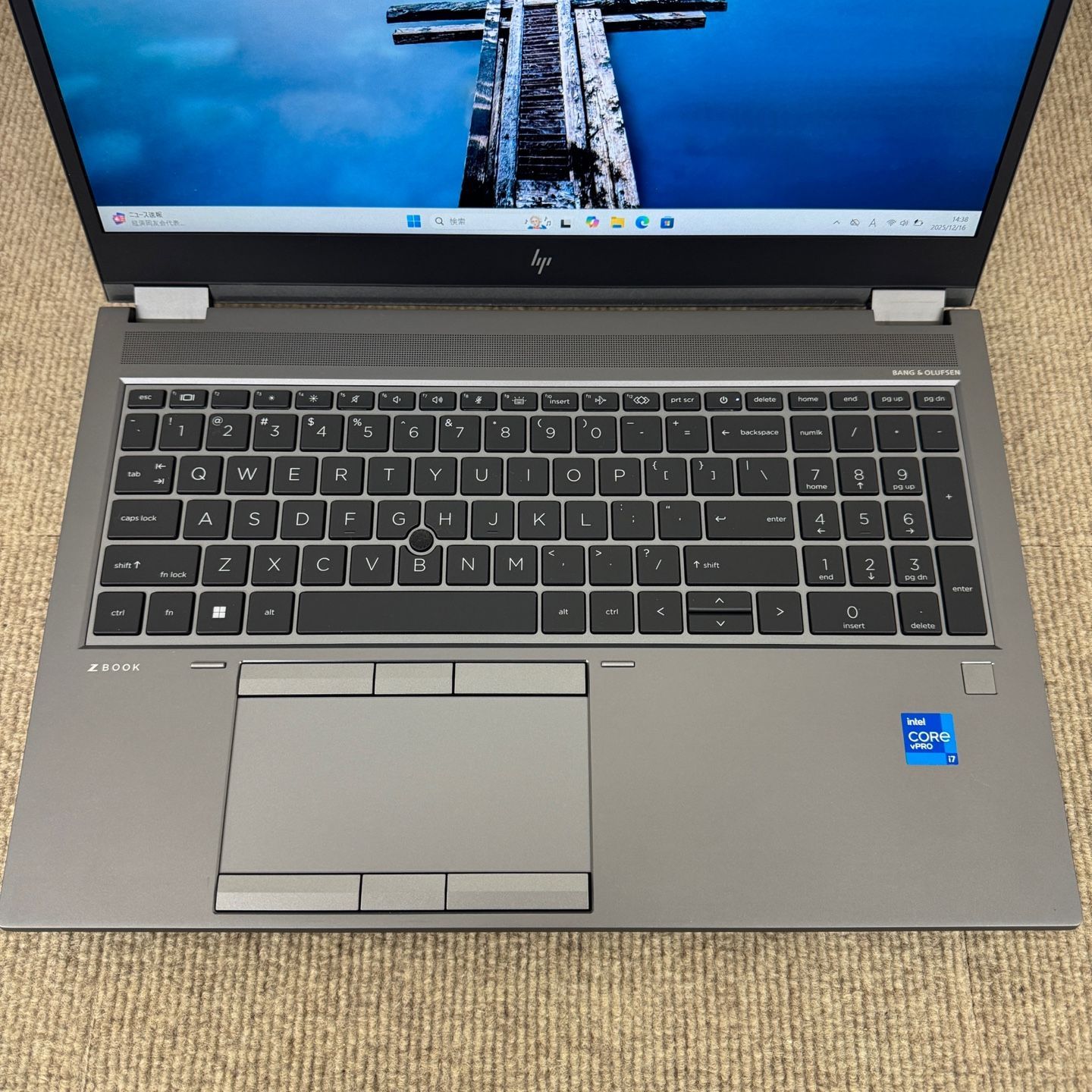 HP ZBook Fury 15 6 inch G 8 i 7 11850 H 32 GBメモリ 高速SSD 1 TB RTX A 3000 バッテリー良好 英字キーボード WS 292