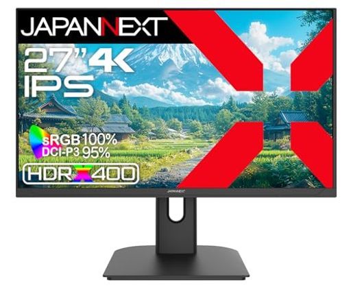 ECサイト インチIPSパネル搭載4 K 3840 x 2160 解像度液晶モニターJN i 27 U ype C 最大65給電 HDR 400相当sRGB DCI P 3 95