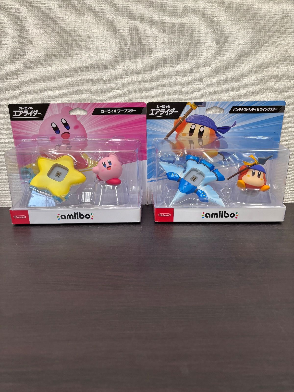 amiibo カービィ ワープスター バンダナワドルディ ウィングスター カービィのエアライダーシリーズ