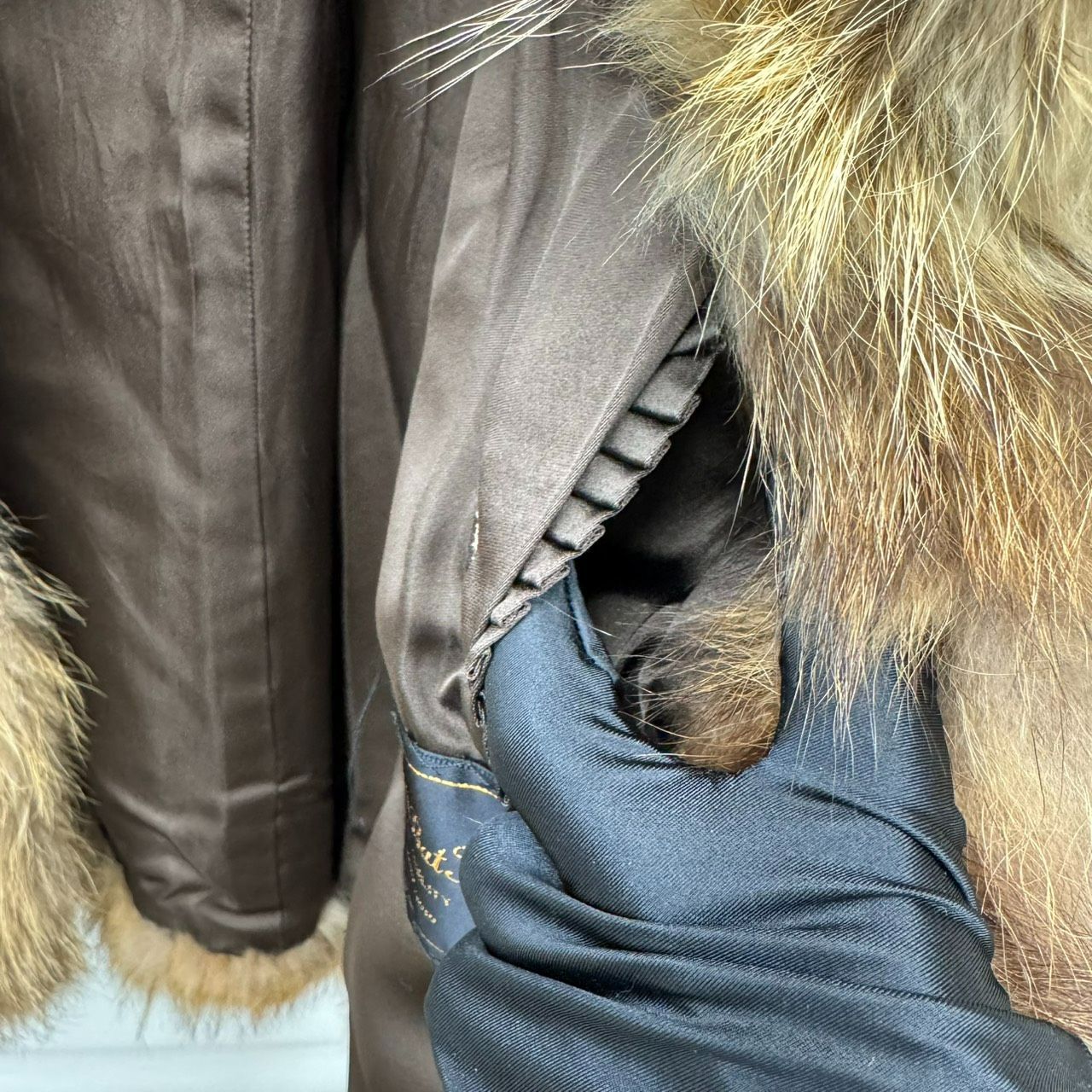 furflash ピンクコート？ etre loin（エトルワン）の「Fur coat 