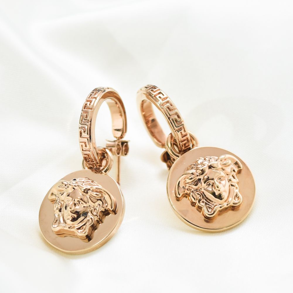 ヴェルサーチ ピアス レディース メデューサ ドロップピアス VERSACE 1019303 ヴェルサーチェ ゴールド