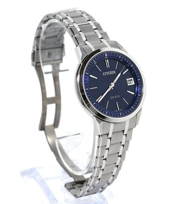 箱保付 CITIZEN シチズン EXCEED エクシード AS 7150-51 L 薄型エレガントドレスウオッチ エコ ドライブ メンズ
