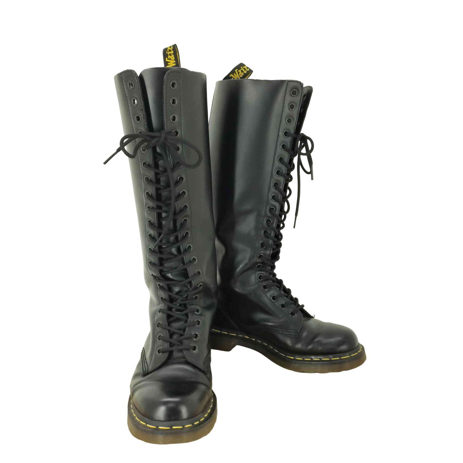 Dr.Martens(ドクターマーチン) 10070 20EYE レースアップ 20ホール ロング ブーツ レディース  UK:6【中古】【ブランド古着バズストア】 ドクターマーチン Dr.Martens 10070 20EYE レースアップ 20ホール