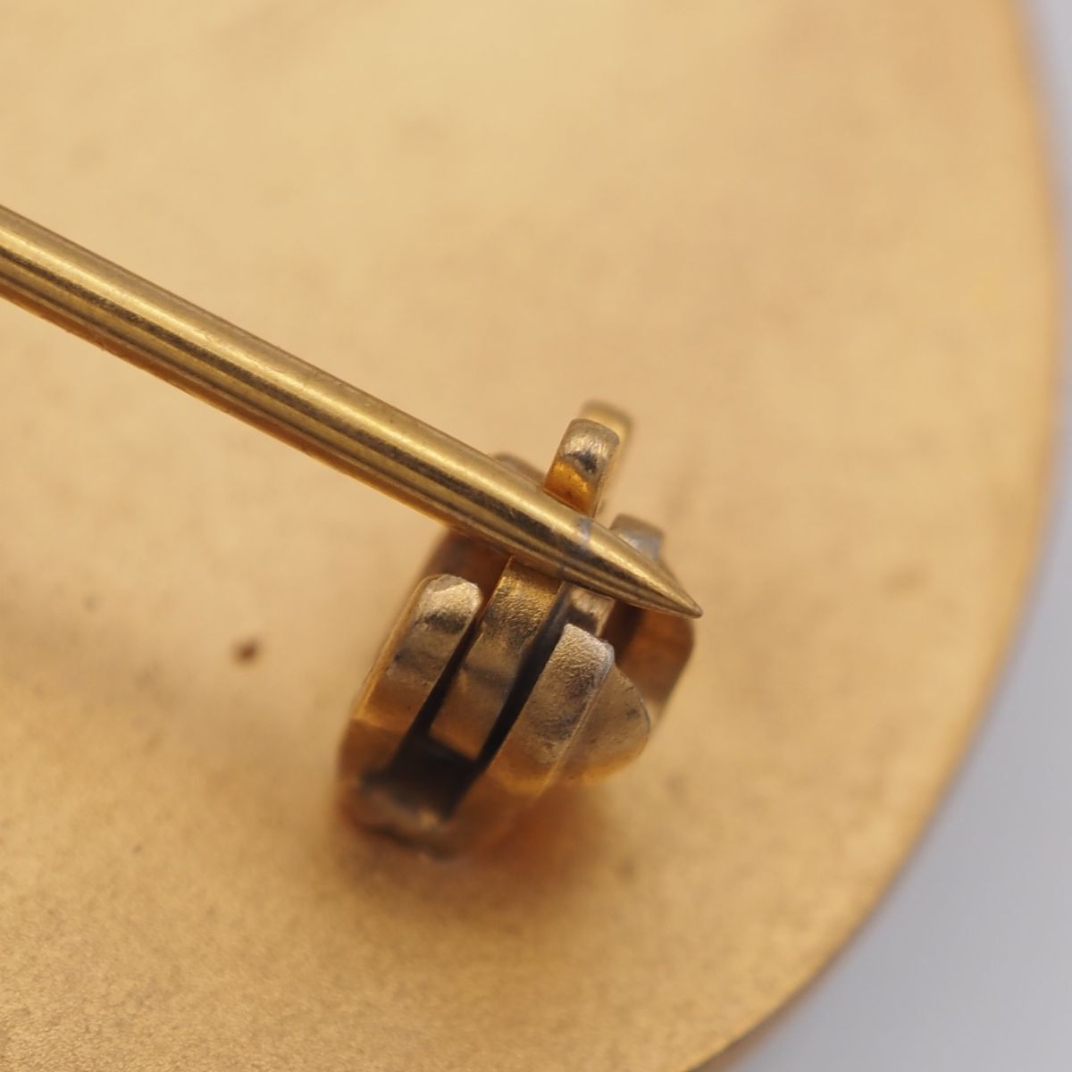 L065 メトロポリタン美術館 MMA 1985刻印 ブローチ ハート ゴールド