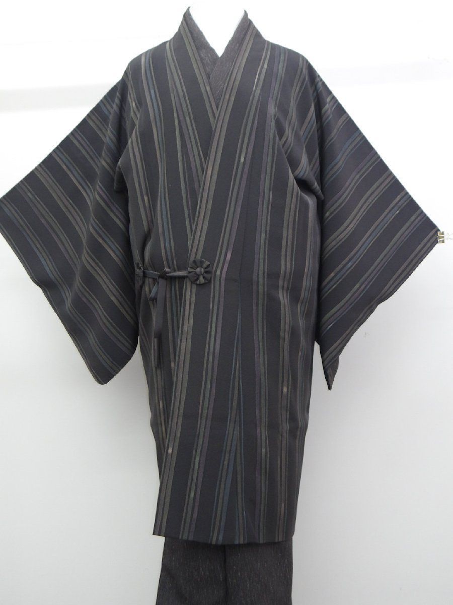 P 41243 和モダン 手描きローケツ染め コート t