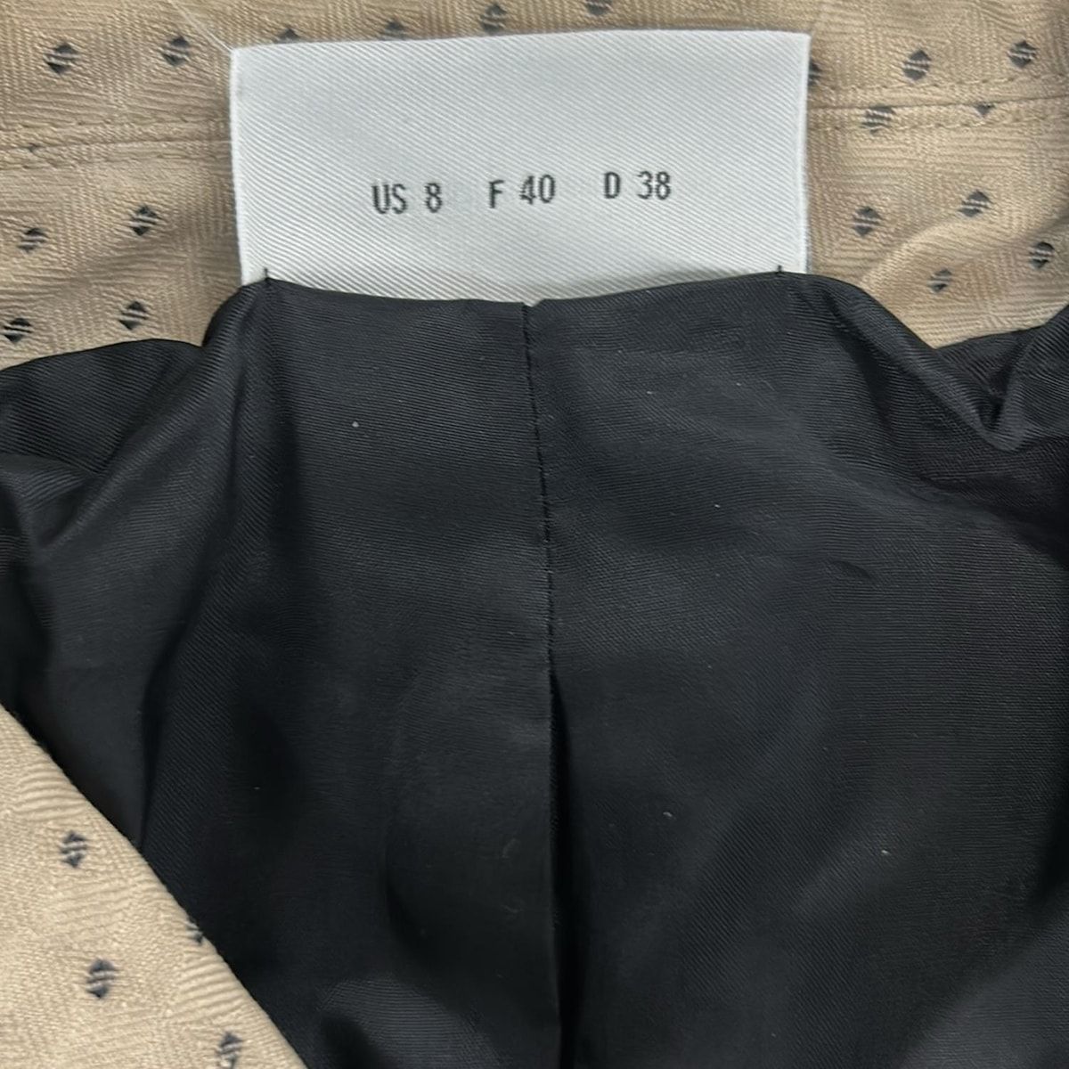 AKRIS(アクリス) ジャケット サイズ40 XL レディース - ベージュ×黒