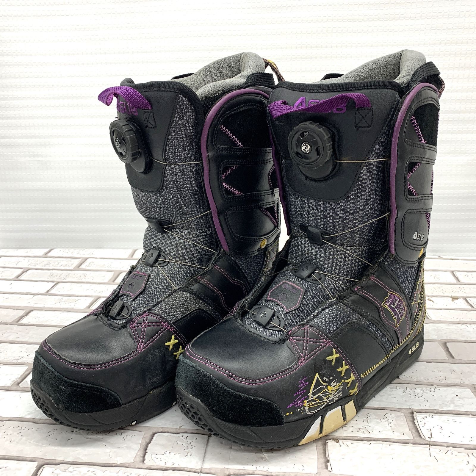 SLQ スノーボードブーツ BOA ダイヤル式 27.0 27.5 メンズ 黒 SLIB スノーボードブーツ BOAダイヤル式 27.0～27.5㎝ スノーボード