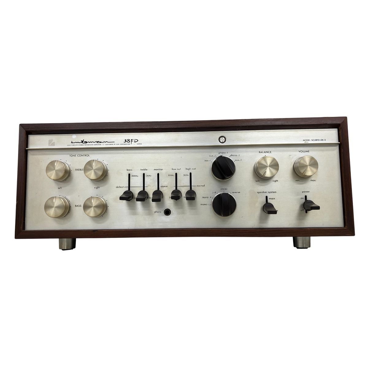 LUXMAN ラックスマン SQ38FD mk2 完動品 工場 直営 店テレビ・オーディオ・カメラ - LUXMAN ラックスマン