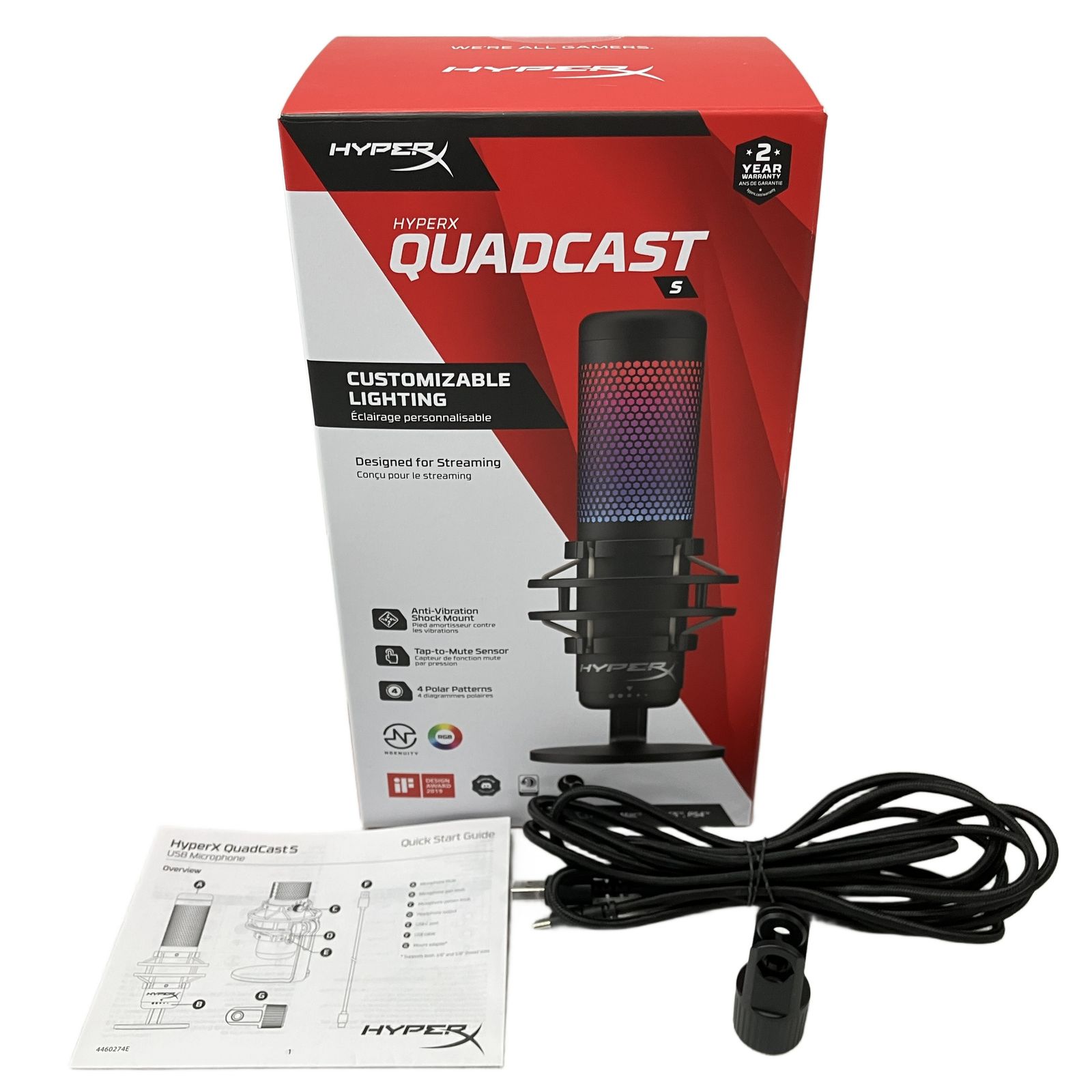 HYPER X QDC 001 QuadCast S コンデンサーマイク