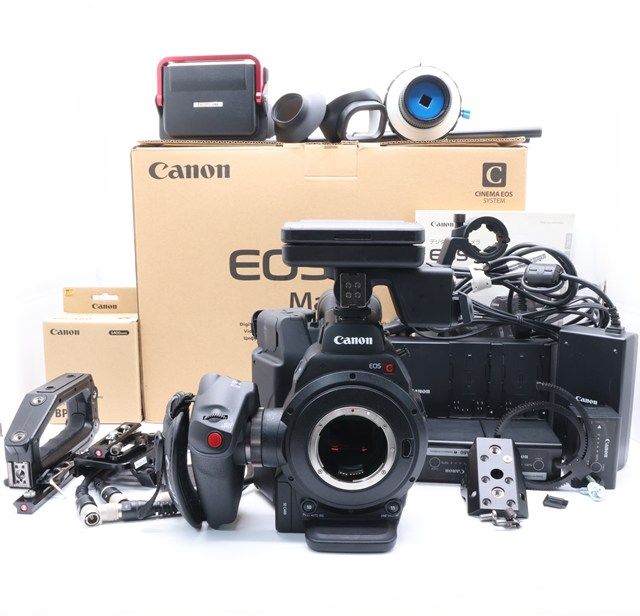並品 Canon EOS C 300 Mark II｜4 K対応業務用シネマカメラ｜EFマウント｜プロフェッショナル映像制作に最適｜動作良好｜2015年製