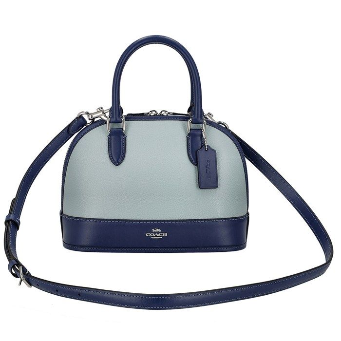 コーチ COACH ハンド ショルダーバッグ サブリナ サッチェルバッグ ブロック CAM 56 SVXUS 2025 SS ぺブルレザー スムースレザー