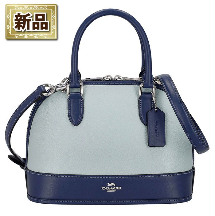 コーチ COACH ハンド ショルダーバッグ サブリナ サッチェルバッグ ブロック CAM 56 SVXUS 2025 SS ぺブルレザー スムースレザー