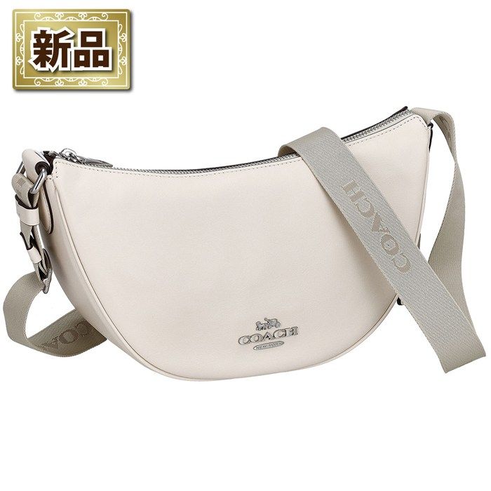 コーチ COACH ショルダーバッグ ボディバッグ ペース CT 644 SV HA 2025 AW チョーク リファインド カーフレザー シルバー金具