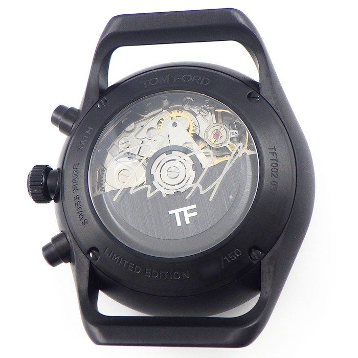 トムフォード TOM FORD 腕時計 N.002 TF0120256683 ブラック文字盤