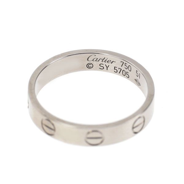 カルティエ K18WG リング ミニラブ 51号 - メルカリ