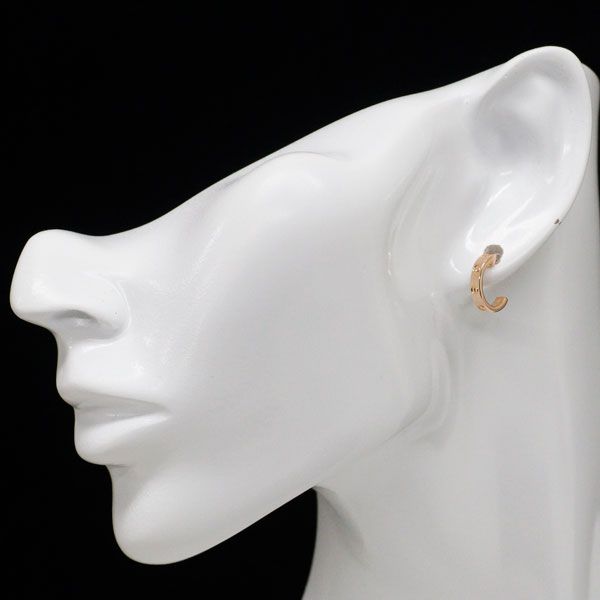  カルティエ K 18 PG ピアス ミニラブ 片方のみ ピアス(両耳用) アクセサリー