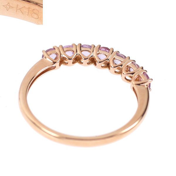 17号❗️GSTV PS0.70ct k18PG ローズカットサファイアリング 17号❗️GSTV PS0.70ct k18PG ローズカットサファイアリング