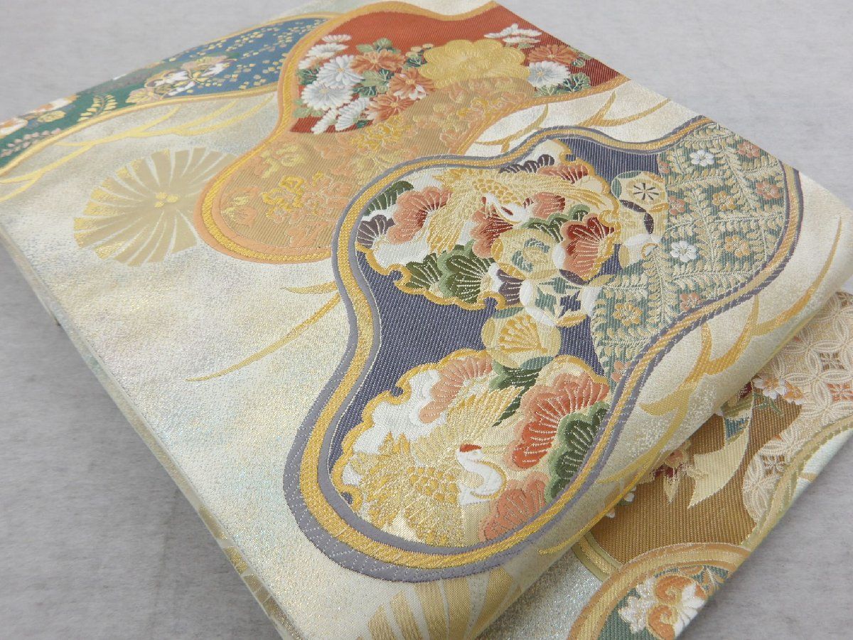 P 41247 重厚な 袋帯 仕立て上がり品 t