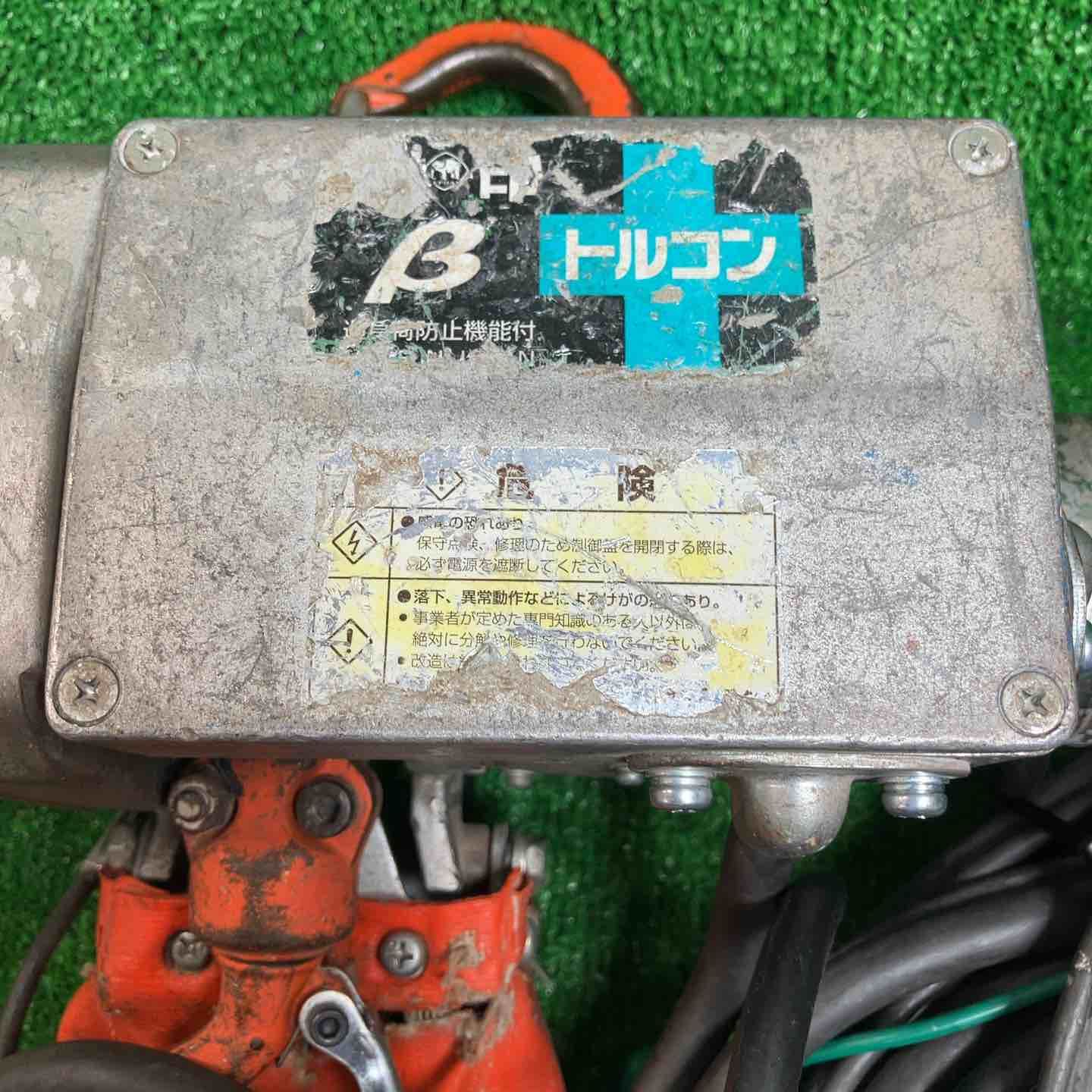 象印 ベータβ 超小型電気チェーンブロック βS-020 200 kg 揚程3 m BS-020 トルコン