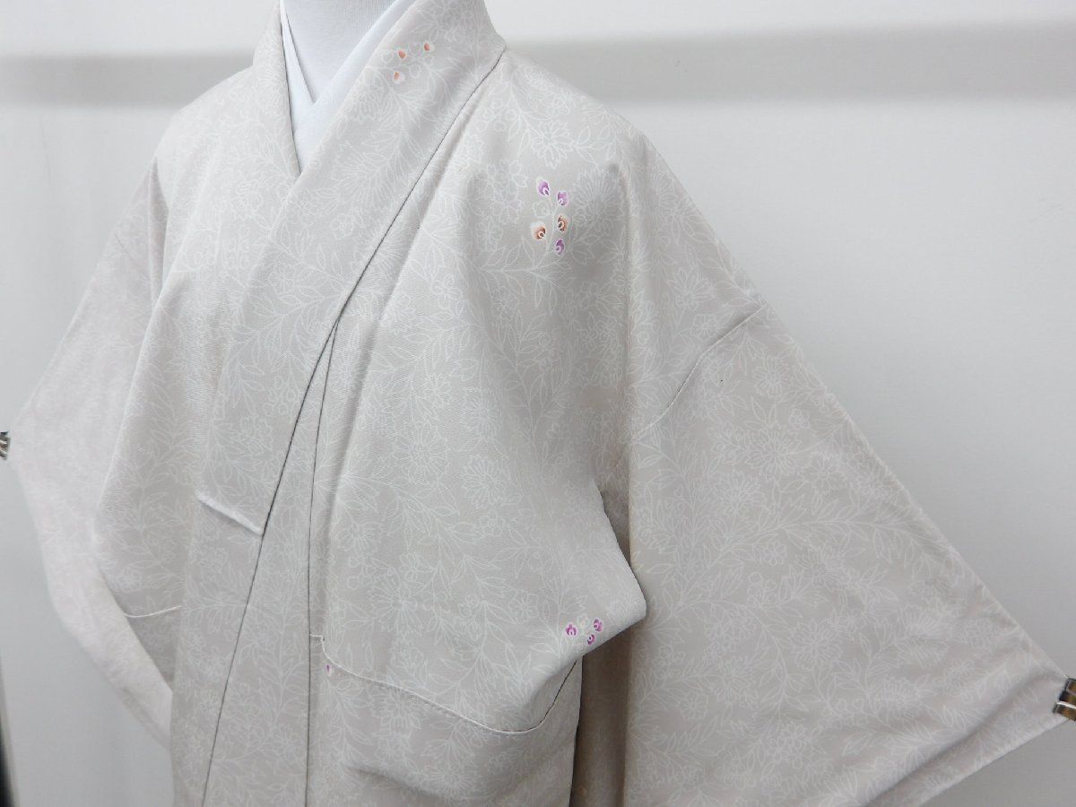 P 41248 超モダン 飛び柄 小紋 袷 k