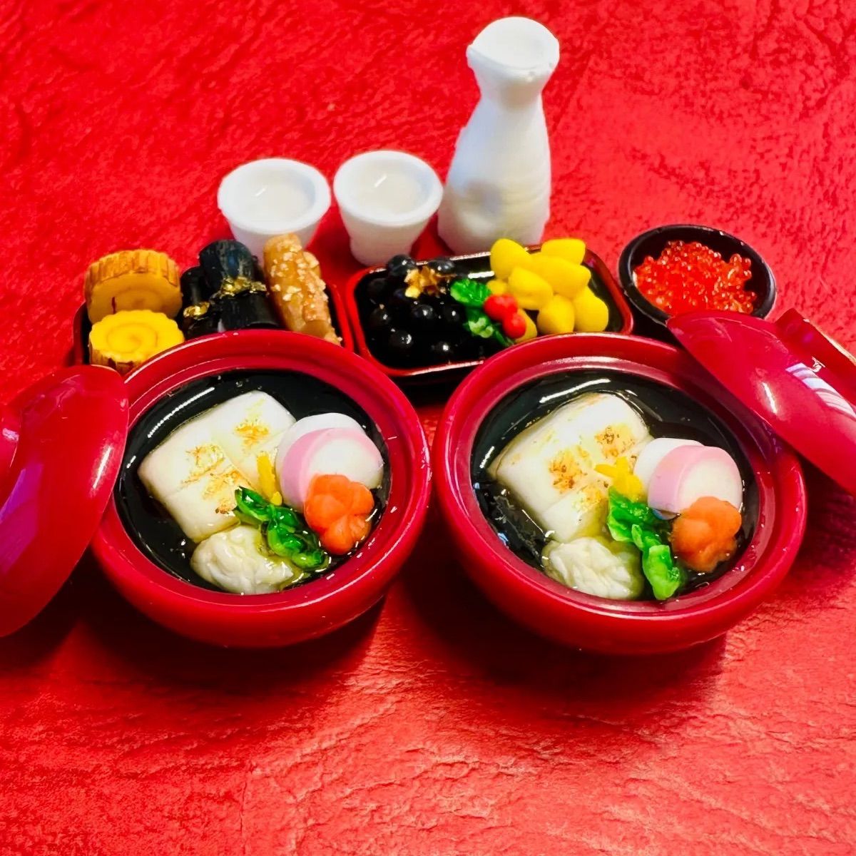 🟥専用おまとめ🟥お節料理 お雑煮⭐️ミニチュアフード ドールハウス