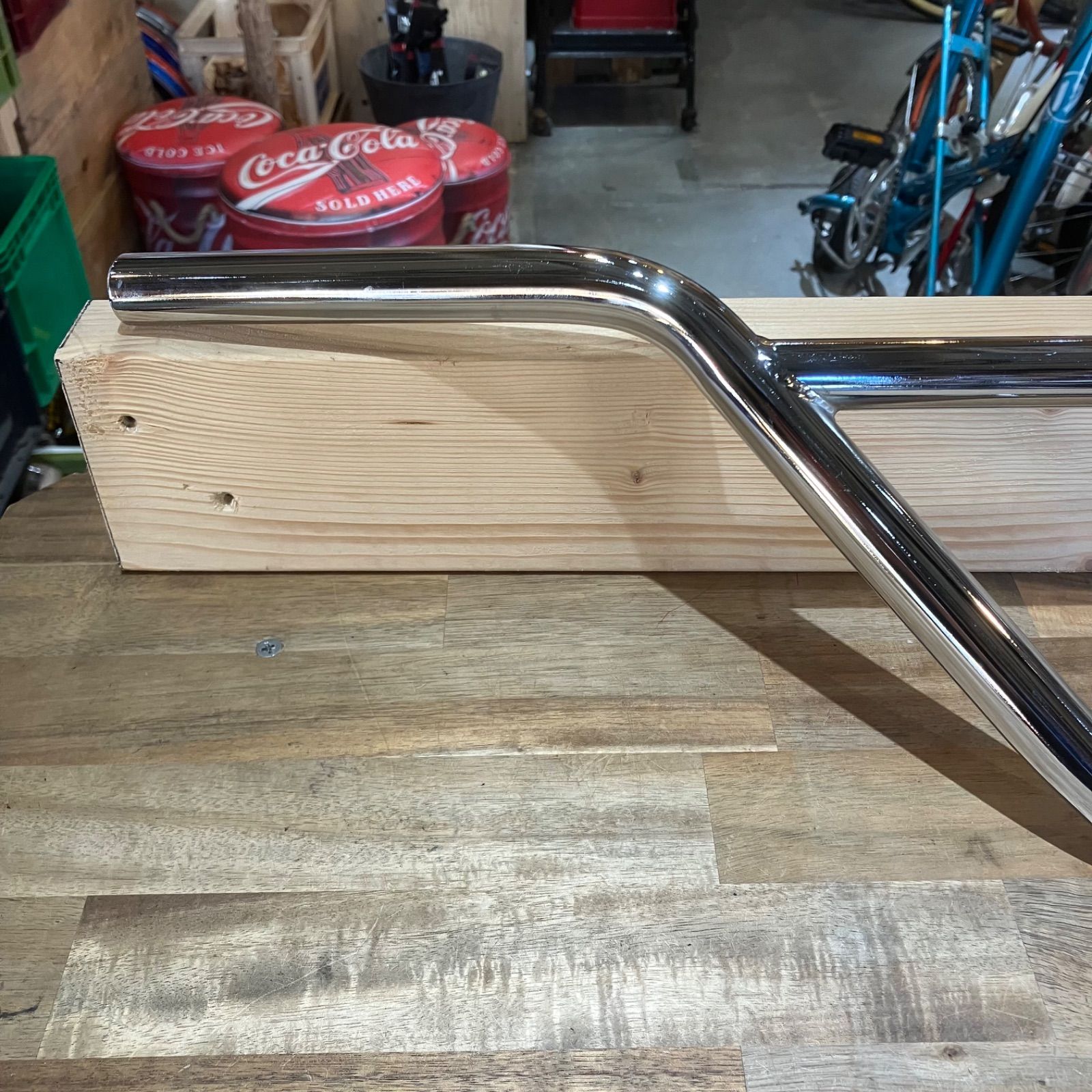 新品】クルーザーバー クランカーバー クローム BMXやOLD MTBの