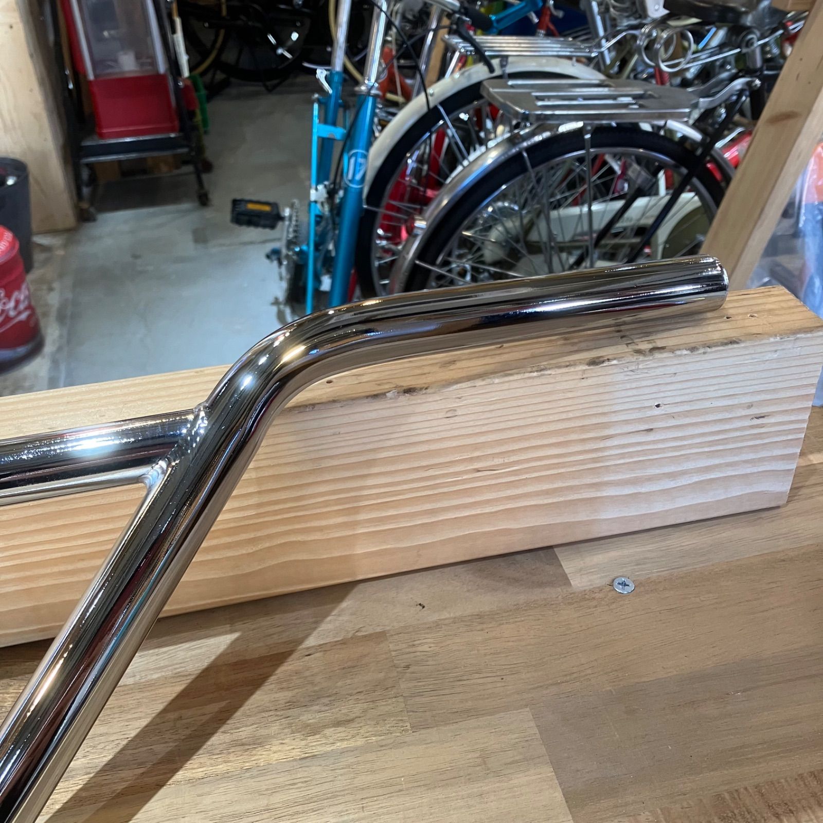 新品】クルーザーバー クランカーバー クローム BMXやOLD MTBの