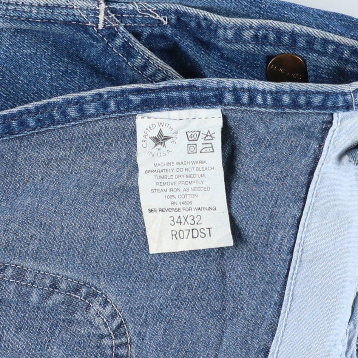 古着 80~90年代 カーハート Carhartt デニムオーバーオール USA製