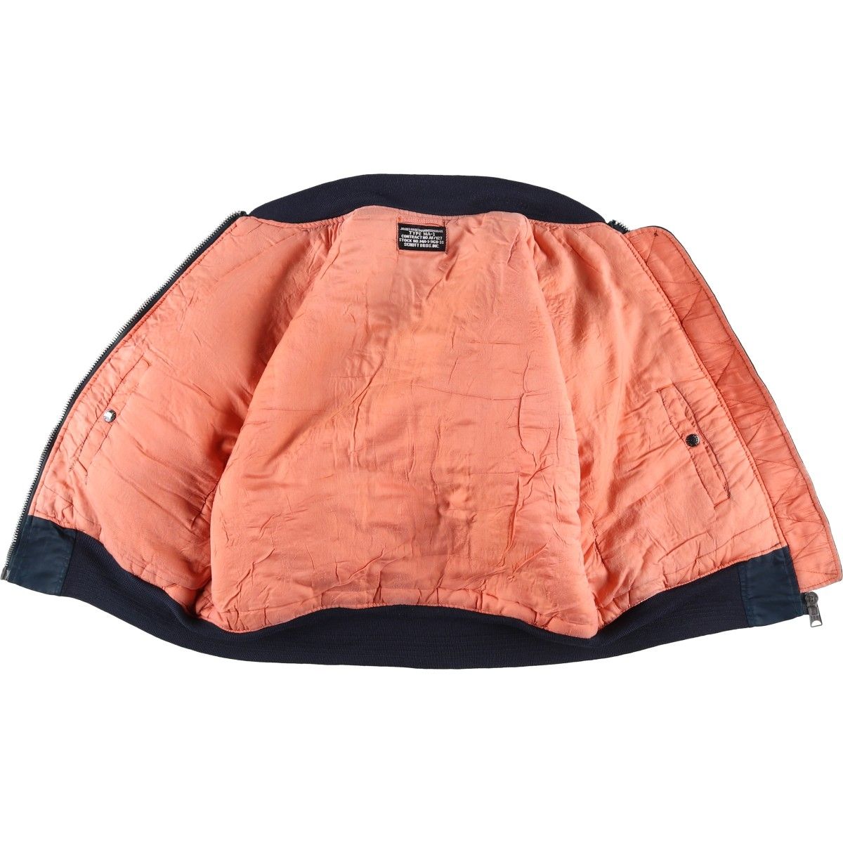 古着 民間品 ショット SCHOTT MA-1タイプ 中綿入り ミリタリー