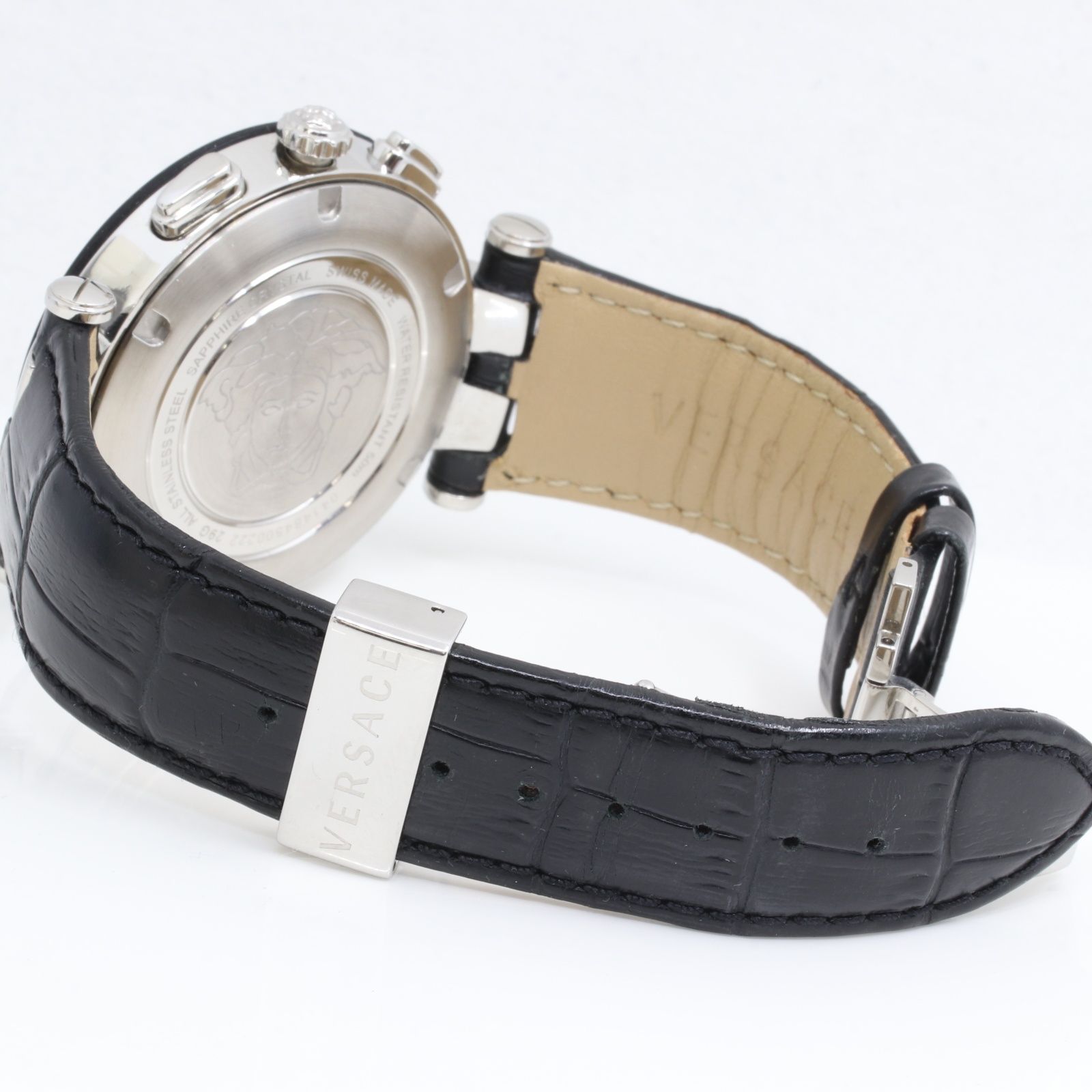 IT7AVERYOGXA VERSACE ヴェルサーチ Vレース 腕時計 メンズ クォーツ