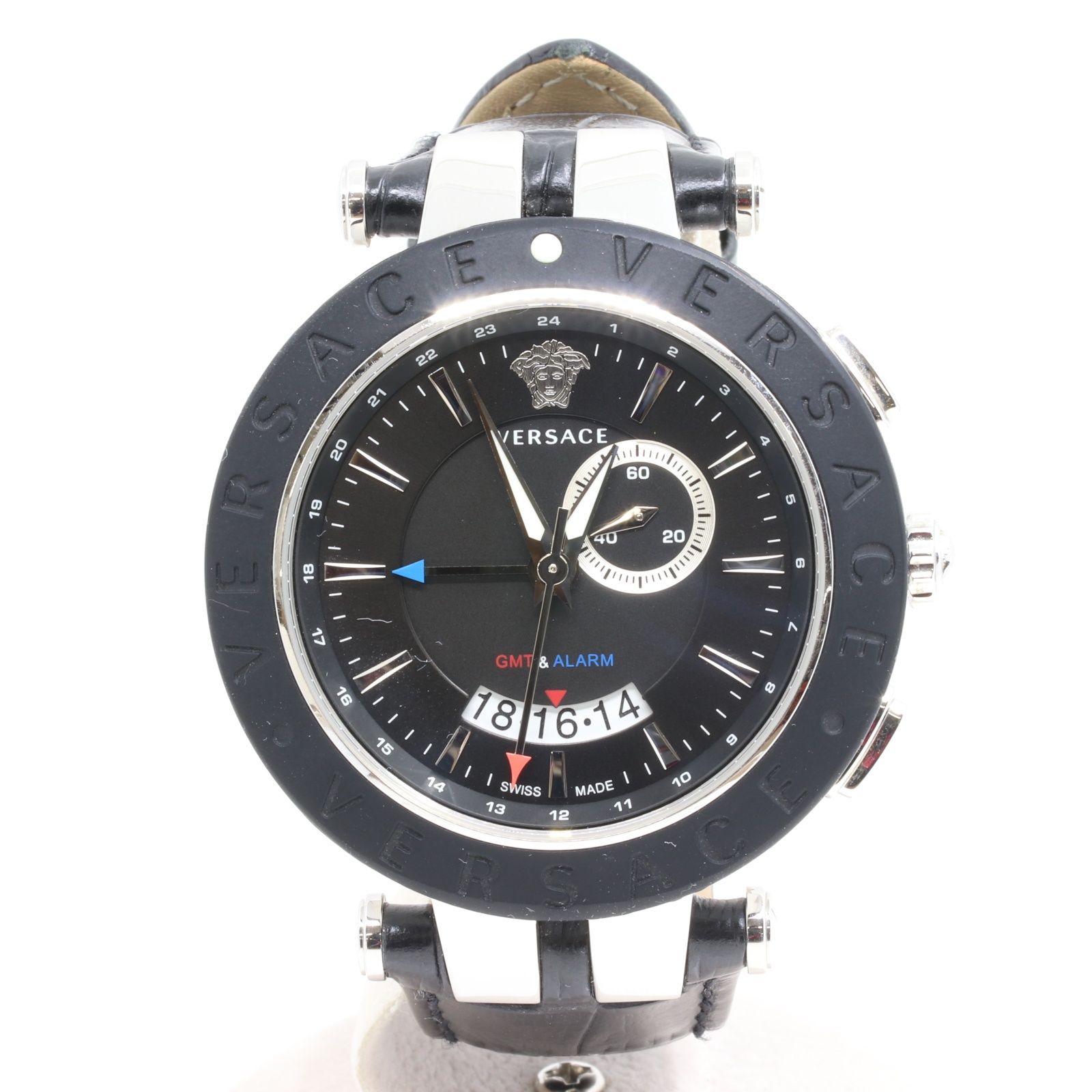 IT7AVERYOGXA VERSACE ヴェルサーチ Vレース 腕時計 メンズ クォーツ