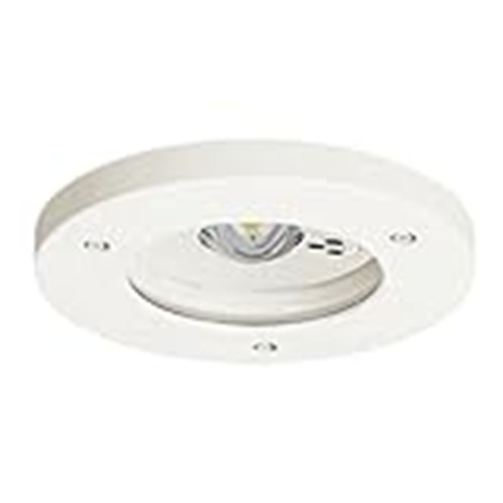 天井埋込型LED非常用灯 昼白色 防湿 防雨 電池内蔵型 非調光 リモコン別売 φ150