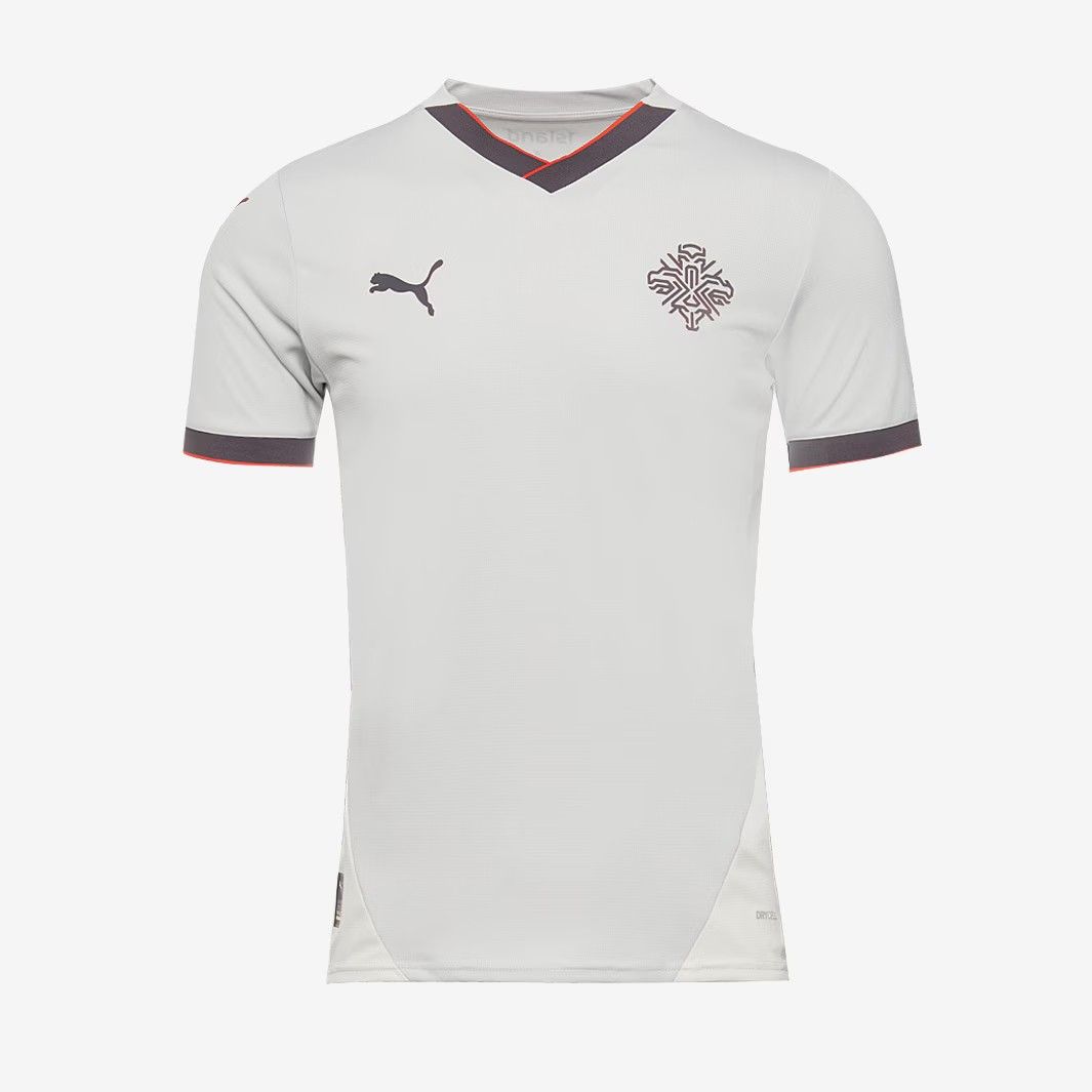 Puma アイスランド代表 2025 アウェイ シャツ 半袖 アッシュグレー