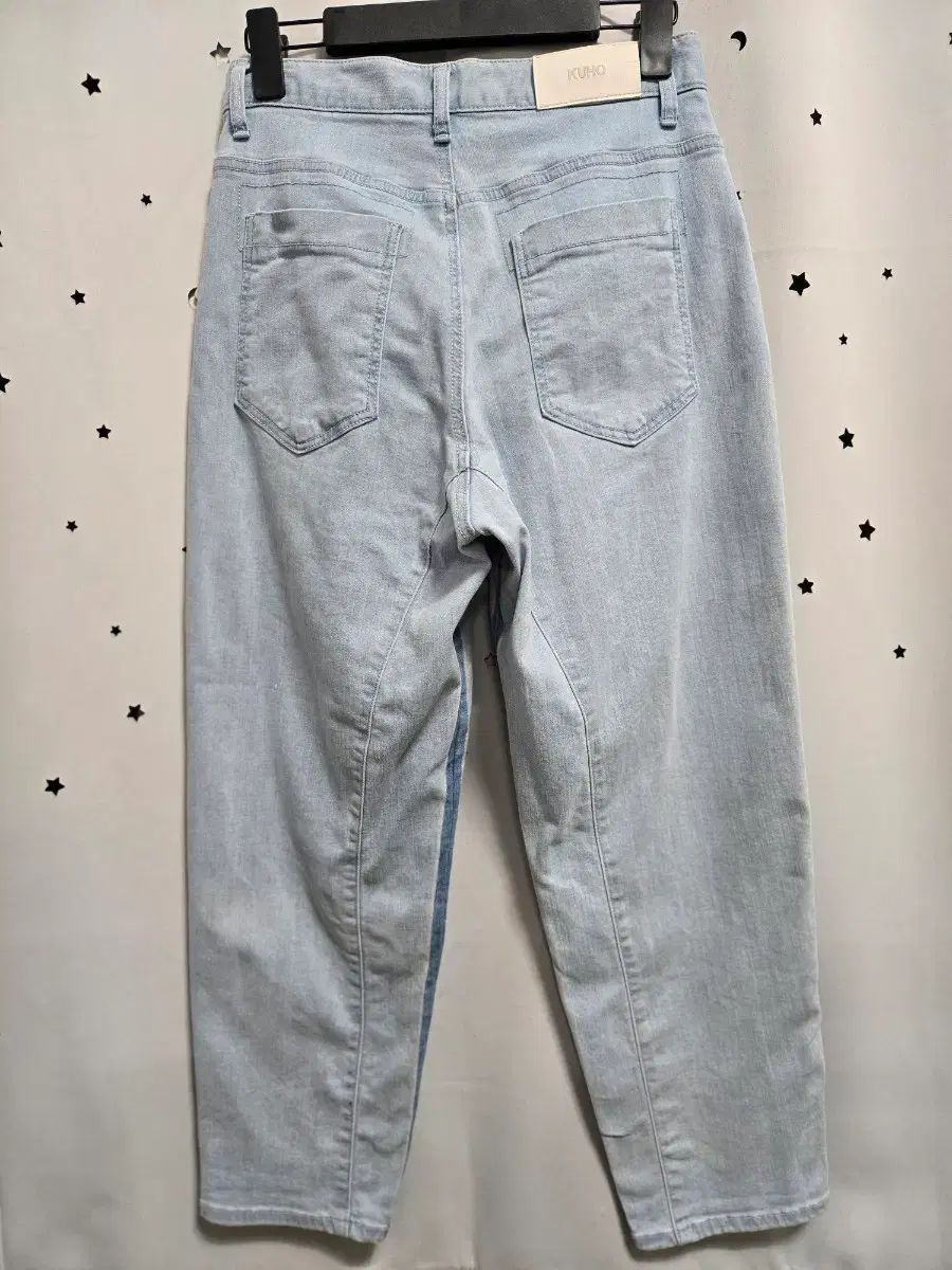 KUHO ライトブルー バイ デニム パンツ スリット ジーンズ 55
