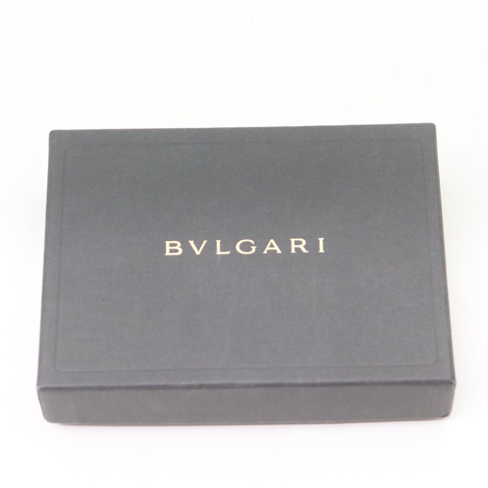  BVLGARI ブルガリ ブルガリブルガリ キーケース ブラック 黒 6フック レザー スナップボタン 箱 証明書 キーケース 小物