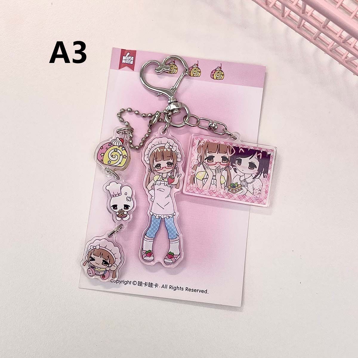 アクリルチャームキット オリジナルキャラクター 痛バッグ