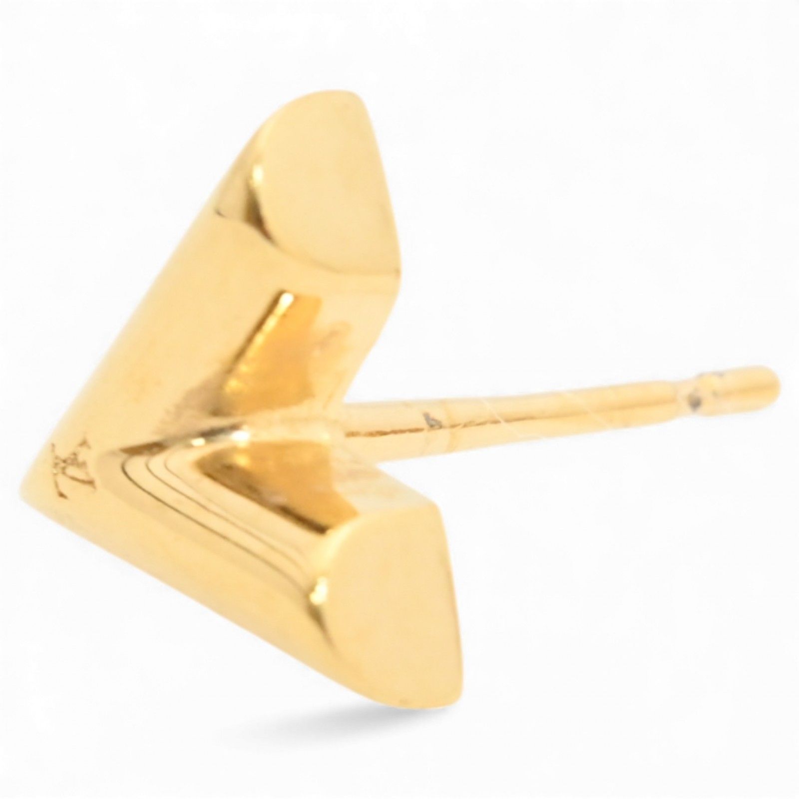 ルイヴィトン ピアス エセンシャルV 片耳のみ ゴールド Aランク