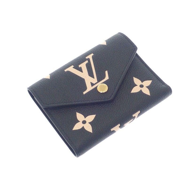 ルイヴィトン LOUIS VUITTON ポルトフォイユ ヴィクトリーヌ M80968 三