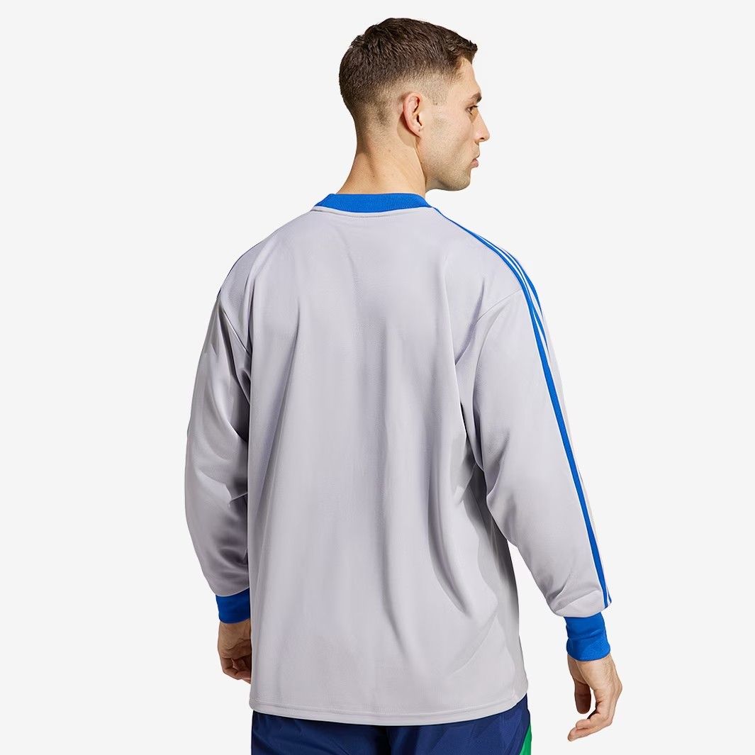 adidas イタリア代表 2025 GK アイコン シャツ 長袖 レトロ ルーズフィット