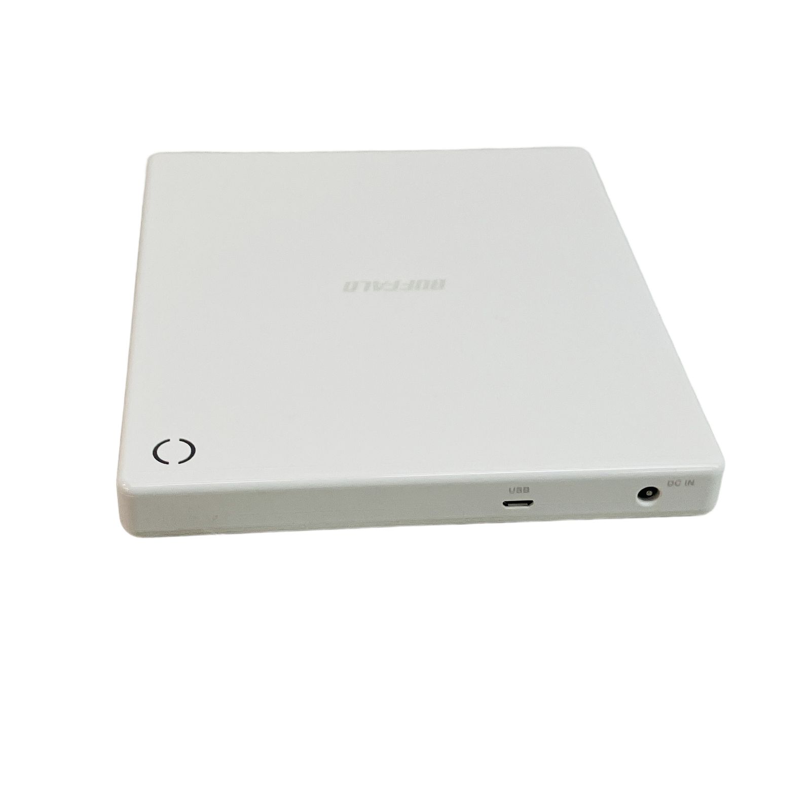 BUFFALO スマートフォン用CDレコーダー ホワイト BUFFALO（バッファロー） スマートフォン用CDレコーダー「ラクレコ