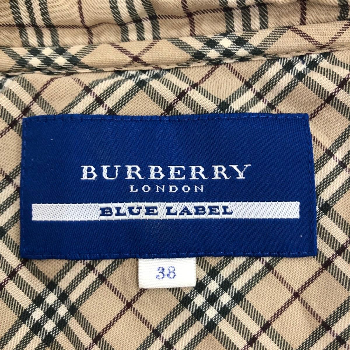 BURBERRY ベスト BLUE LABEL バーバリーブルーレーベル ボレロ サイズ  