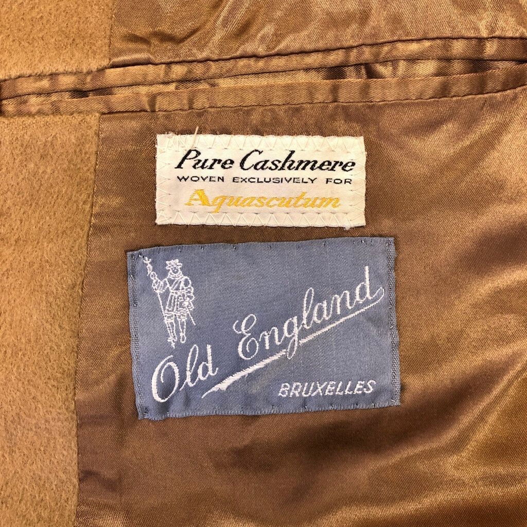 70年代 イングランド製 Aquascutum アクアスキュータム カシミヤ