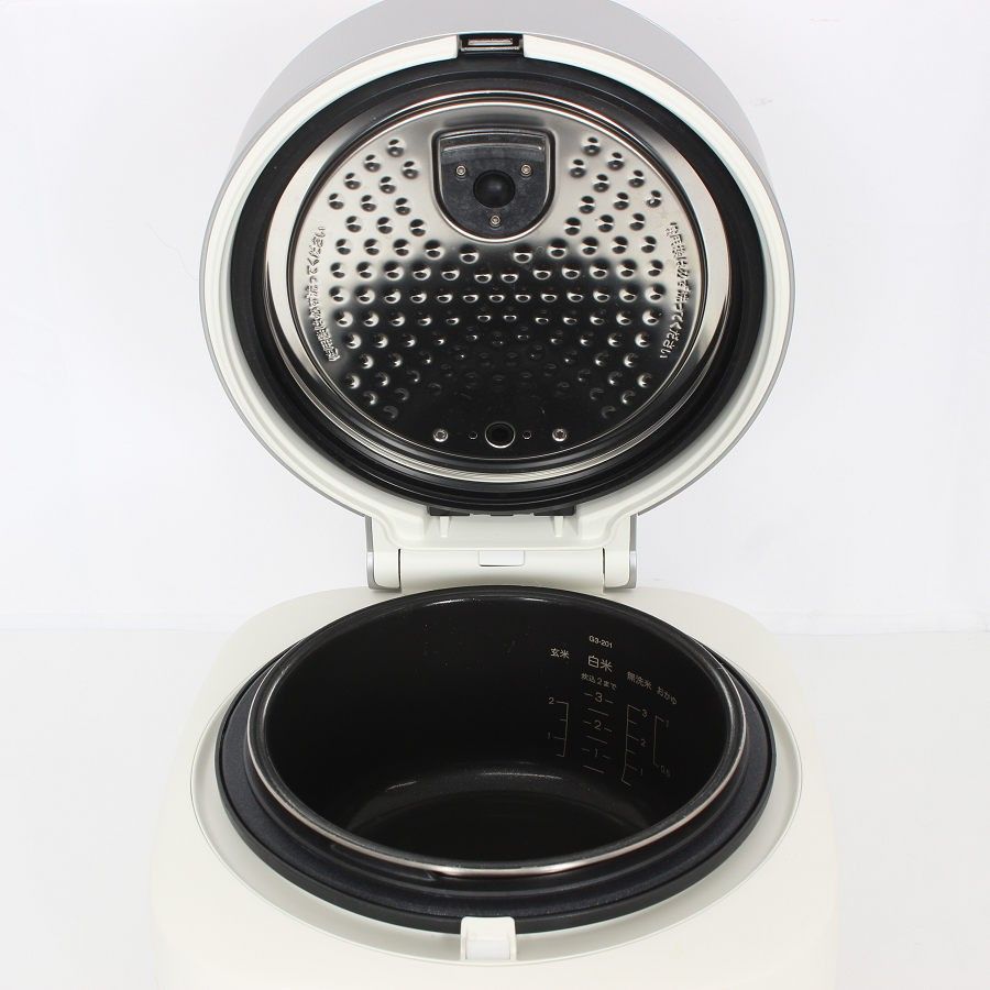  BALMUDA The Gohan K 08 A WH ホワイト 3合炊き バルミューダ ザ ゴハン 本体 炊飯器 炊飯器 餅つき機