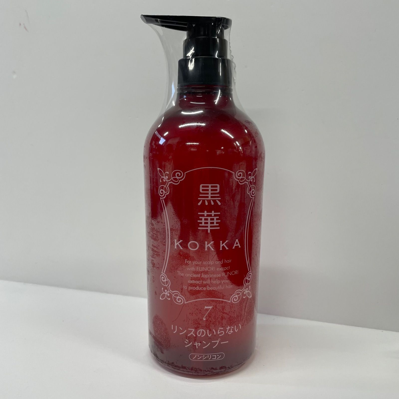 K2209 KOKKA 黒華 7 リンスのいらないシャンプー ノンシリコン 720ml