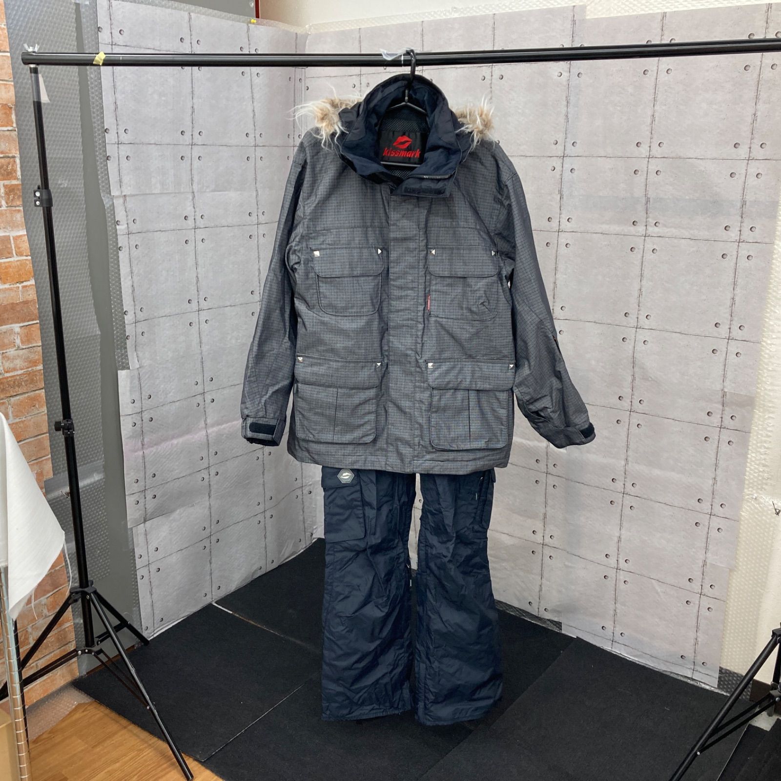 KissMark キスマーク スキー/スノーボードウェア 上下セット 上着/SSS