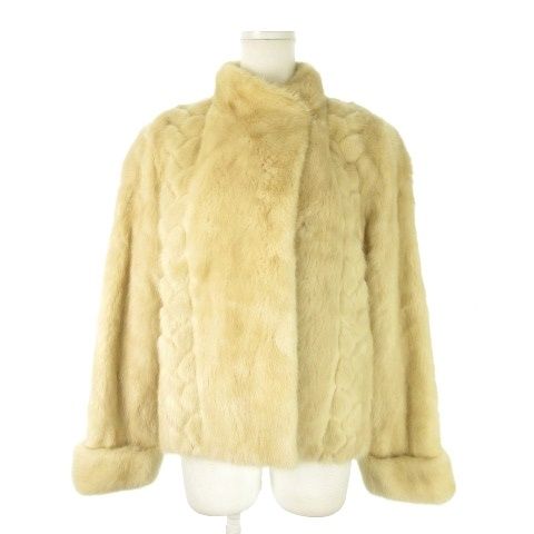 サガミンク SAGA MINK 銀サガ パールミンク ファー コート ショート丈