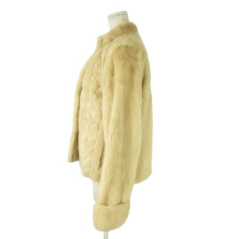 サガミンク SAGA MINK 銀サガ パールミンク ファー コート ショート丈