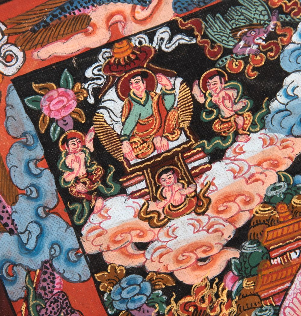 一点物〕タンカ - お買い得品 金剛法界曼荼羅[36cm x 30cm] / 仏画