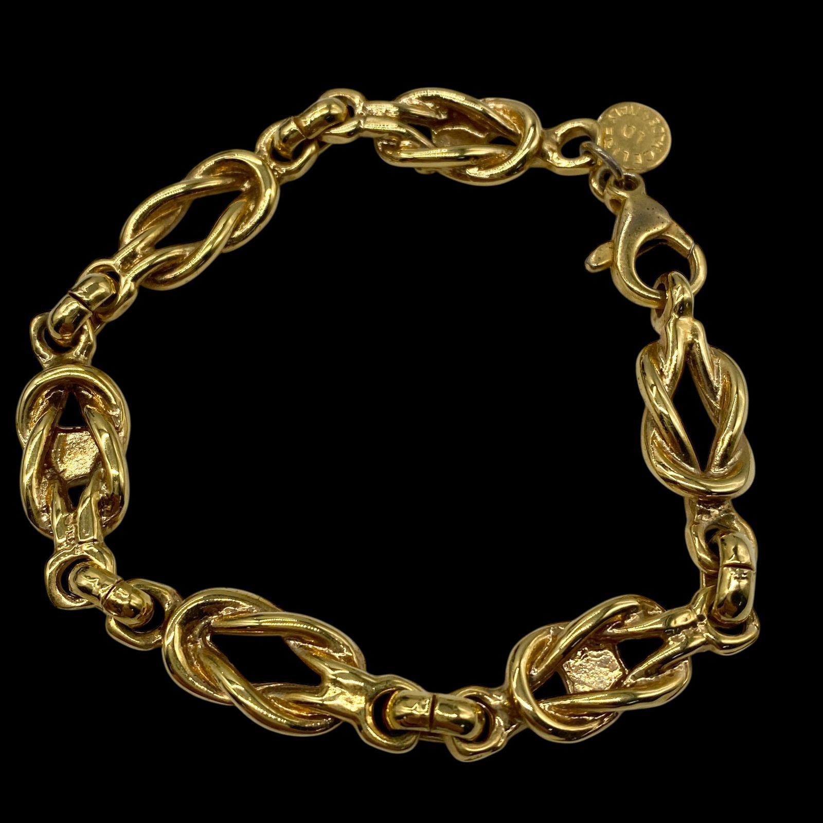 希少 美品 CELINE セリーヌ トリオンフ マカダム ブレスレット